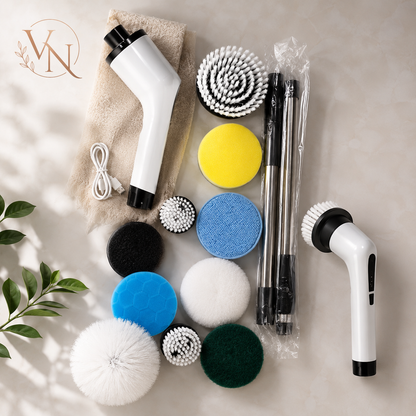 Cleanora™ ｜ 9in1電動クリーニングブラシ・ロングハンドル・浴室＆キッチン対応