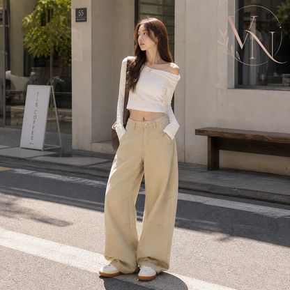 Velora™｜レディースワイドパンツ・上品シルエット・ミニマルデザイン